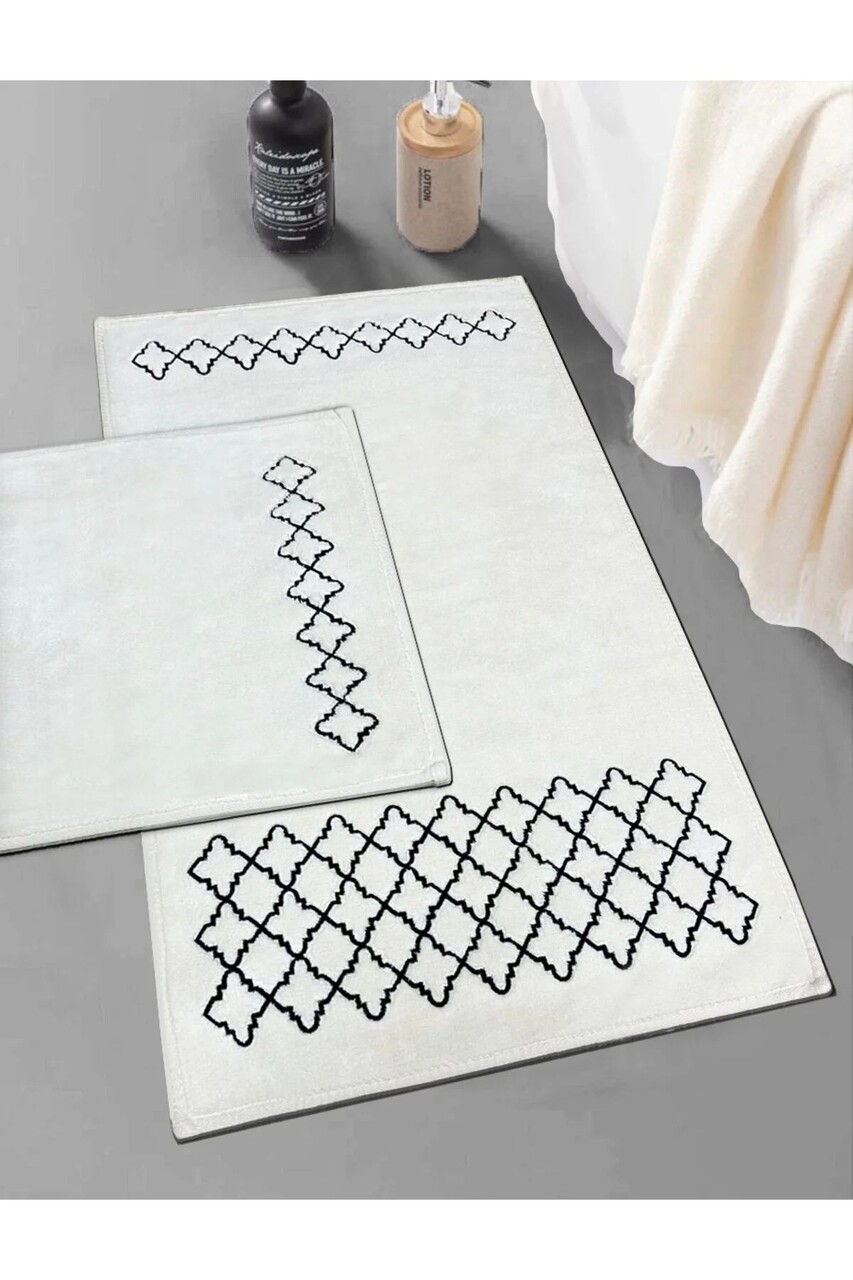 Set covorase de baie, L'essentiel Maison, Luxury, Negru - imagine 4
